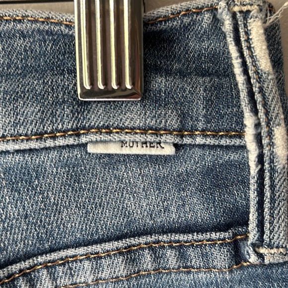 MOTHER The Vamp Fray High Waist Skinny Jeans Crazy Like A Fox Size 26 - Picture 7 of 9